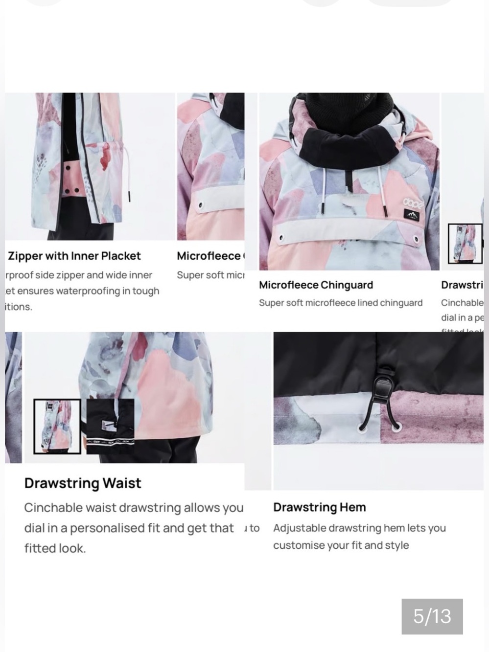 Dope Annok W Women's Snow Ski Snowboard Jacket - Picture 5 of 5